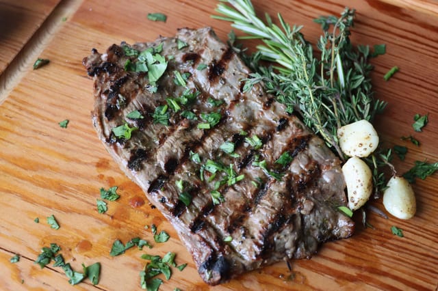 Churrasco Steak (flank steak).