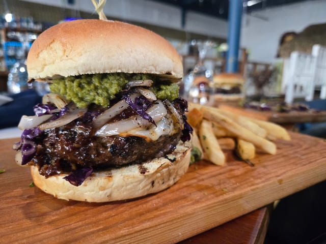 Sloppy "Chimi" Hamburguesa.